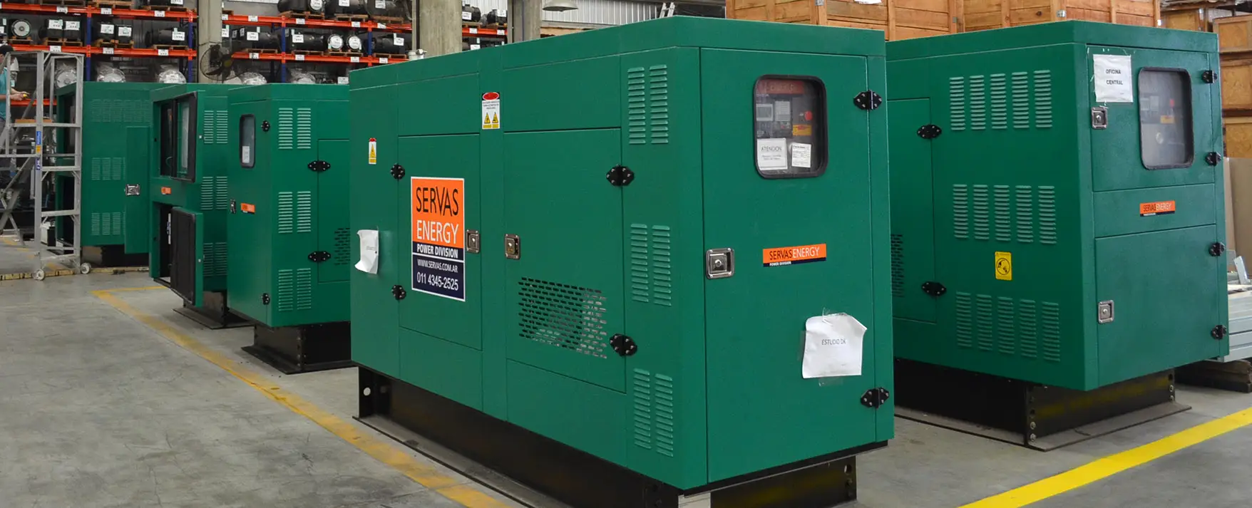 Generadores a Gas Natural y GLP - Servas Energy