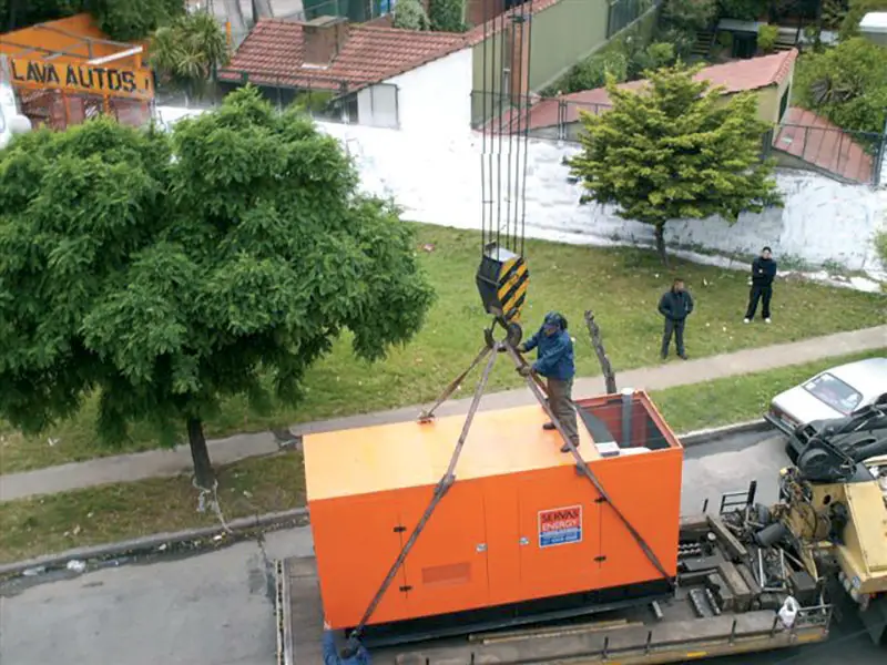 Instalación y montaje de generador eléctrico industrial - Servas Energy